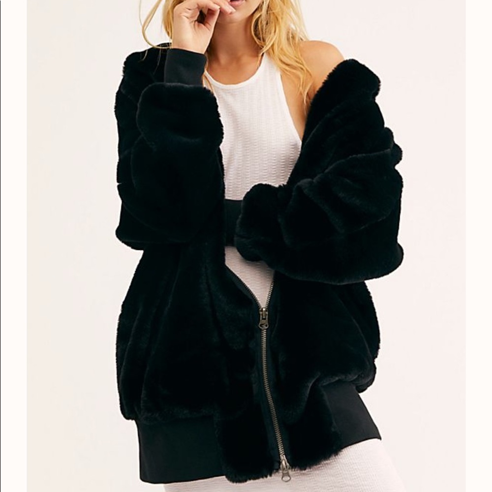 Free People Turn Up Zip Off Hoodie